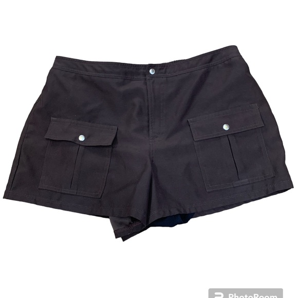 Women’s brown Kim Rogers Swim Shorts - Picture 8 of 8